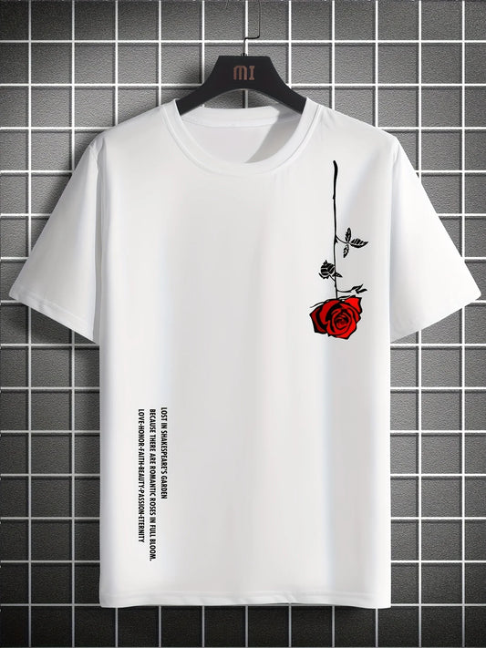 Single Rose Graphic Piece